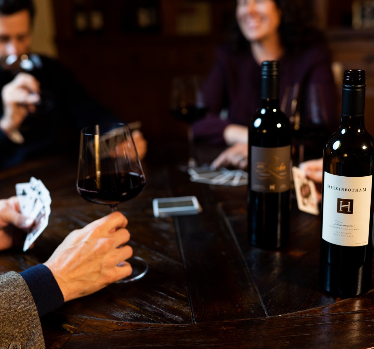 Group of people drinking wine